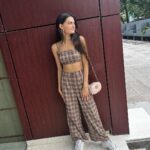 Ruhanika Dhawan Instagram - There’s nothing to frown about when you’re in brown!🤎 #ruhaanikadhawan #businesscasualoutfit