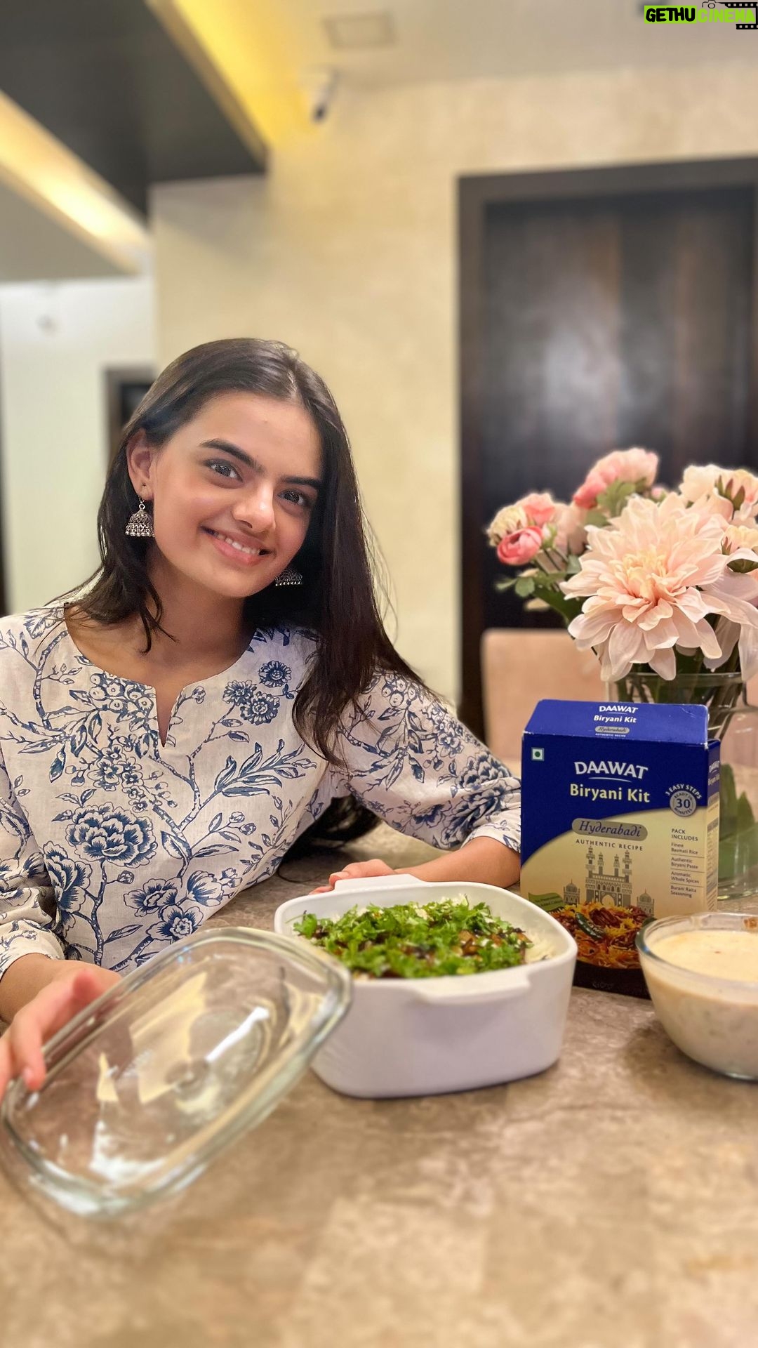Ruhanika Dhawan Instagram - Gearing up to celebrate World Biryani Day on 2nd July with Daawat Biryani Kit. @daawatofficial #DaawatWorldBiryaniDay#BiryaniFiesta #DaawatTheFinest #DaawatBiryani #Daawat #BiryaniDay #WorldBiryaniDay #BiryaniLove #BiryaniFestival #BiryaniCelebration #BiryaniLovers #BiryaniCravings #BiryaniDelight #BiryaniExperience #FoodieLife #FoodieGram #FoodieLove #Ad