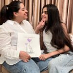 Ruhanika Dhawan Instagram - Our moms always step in to help us out through their unconditional efforts, making our lives easier and also inspiring us. So this Mother's Day, I decided to surprise my mom with a thoughtful gift that I created using my Youva stationery supplies, which encouraged me to think and create. I also gifted her this beautiful, vibrant journal. The link in my bio has all the products for you to check out. I wish all the moms out there a very happy Mother's Day. #mother #momandaughter #mothersday #mothersdaygift #motherslove #youvastationery #youvagift #journal #greetingcard #think #create #youvaworld #collab #ruhaanikaforyouva #ruhaanikadhawan #maabeti