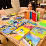 Ruhanika Dhawan Instagram - As an artist, journaling my thoughts has always helped me refine my creativity and this wouldn't have been possible without my best friend, my stationery! This is how I celebrated this year's stationery week with my Youva Stationery, which has always encouraged the artist in me to Think and Create. Participate in the @youvaworld_ Stationery Week contest, and a lucky winner will get a chance to win an exciting Youva hamper and a surprise gift. 🎁 #youvaworld #youvastationery #stationeryweek #stationery #creator #think #create