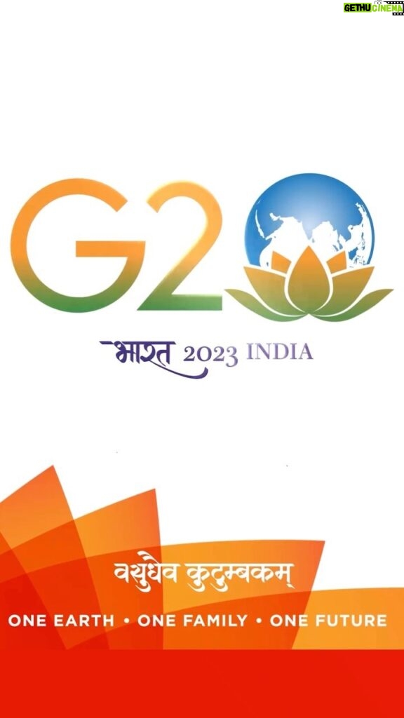 Ruhanika Dhawan Instagram - Conflicts and economic unpredictability are causing a significant impact on the world today. In these times, hope is symbolised by the lotus in the #G20 logo. The lotus blooms despite the challenging conditions. Even during a serious crisis, we can still persevere….. #G20India #G20 #AmritMahotsav #G20Bharat #MainBharatHoon #G20India #indian #proudindian #education #economy #youth #VasudhaivaKutumbakam #ad #OneEarth #OneFamily #OneFuture