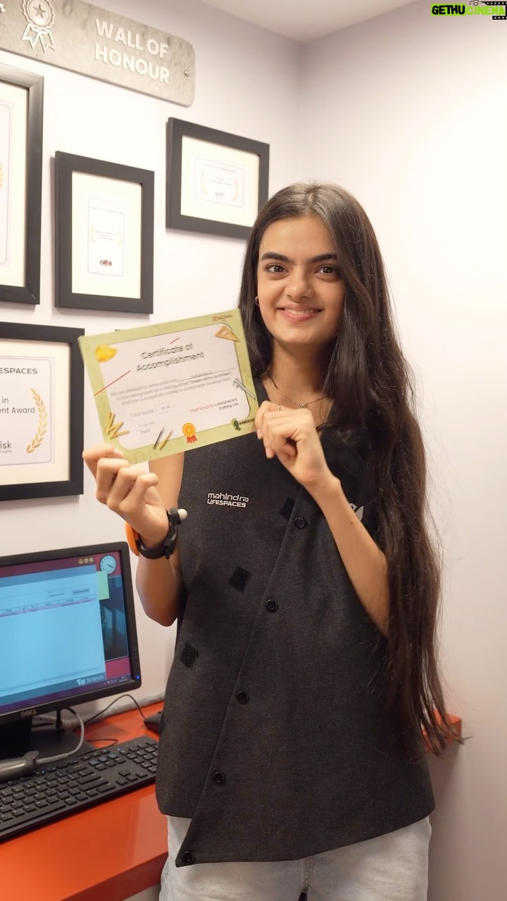Ruhanika Dhawan Instagram - Hi guys! I just had the most incredible experience a few weeks ago that took me back to those carefree days of playing in lush green surroundings and forward to the future at the same time, only at #KidZaniaMumbai! Mahindra Lifespaces and #KidZaniaMumbai have joined hands to inspire the next generation of #ArchitectsOfTheFuture, teaching them about green building development and practices through sustainable building design. Three extremely fun learning zones have been set up to learn about crafting your own development for a greener tomorrow - so, without spoiling much, come experience Mahindra Lifespaces at Kidzania Mumbai and become a certified Green Army architect! @mahindralifespace @KidZaniaIndia #ArchitectsOfTheFuture #MahindraLifespaces #CraftingSustainableLiving #KidZaniaMumbai