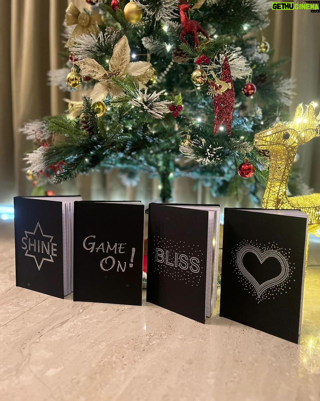 Ruhanika Dhawan Instagram - Dad...or rather I should say my real-life Santa’s festive surprise just made this Christmas extra special! 🎄✨ Unwrapping the magic of ‘Youva Dazzle’ journals, turning every thought into a sparkling memory.📓💖 Grateful for these heartwarming moments and the creativity that my dad inspires. Wishing you all a season filled with love, joy, and a touch of sparkle! ✨🎁 #Dazzle #Journals #YouvaWorld #festive #Youva #YouvaSatinFabric #caseboundnotebook #satincovers #journal #sequence #Learn #Think #create #trend #trending #buynow #ChristmasMagic #youvaproducts #festivegifts #ruhaanikaforyouva #ruhaanikadhawan #fyp