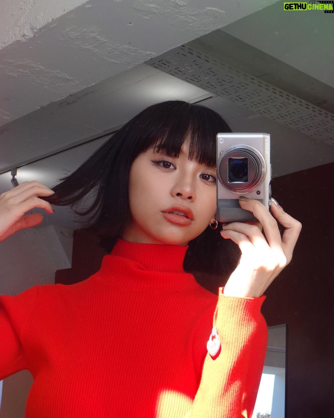 Ruka Instagram - Some selfies before the shooting 🤳🌈✨