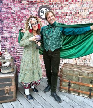 Ryan Hansen Instagram - 🧙‍♀️Happy Halloween 🧙
🧡Trelawney,Lockhart,Delacour, Myrtle and Hedwig.