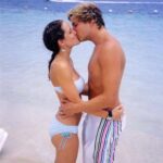 Ryan Hansen Instagram - Yesterday Amy and I celebrated 19YEARS of marriage!! You are my favorite person on the planet. I love you so much!! And I really really like you. 🥂 Slide 2 was our honeymoon. 19 and 22. Babies.