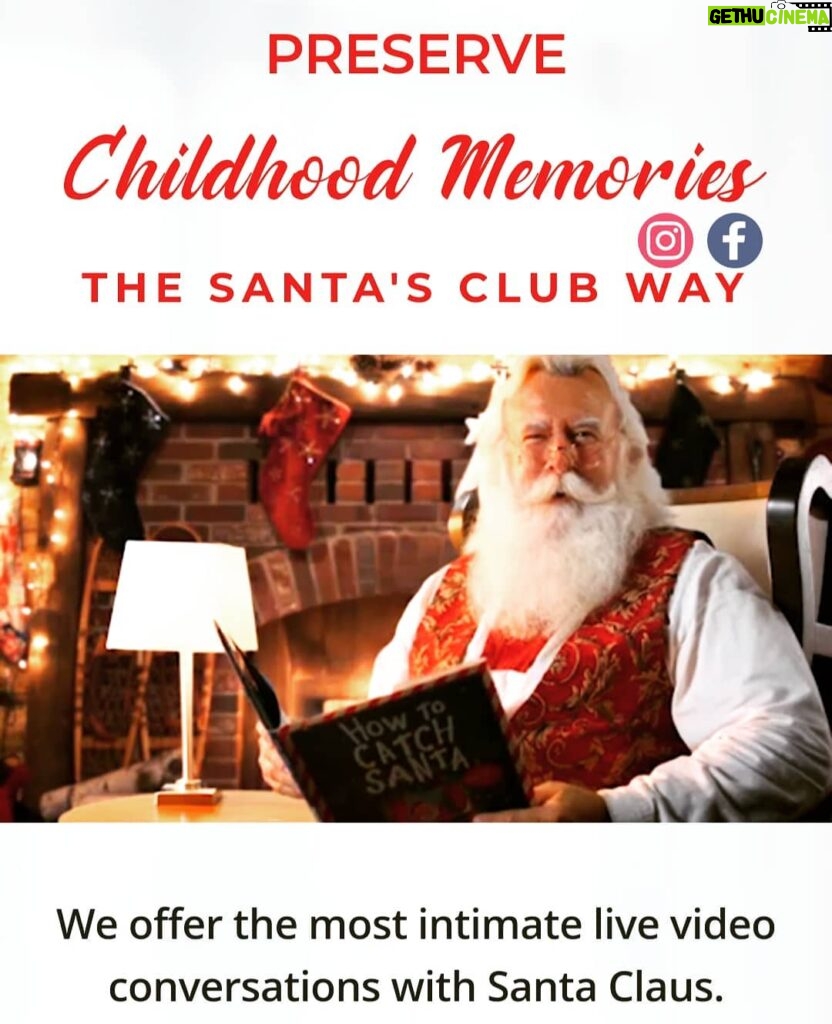 Ryan Merriman Instagram - We all need some good news these days! Just wanted to share this amazing company Santa's Club with you. Custom live chats so kids can see and talk to Santa this year right from home! @santas.club Book it now before they run out. Link in Bio
