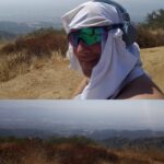 Ryan Merriman Instagram - This hike is like life. It can be hard at times, but if you push through.....the end result/view is worth it. #neverquit #peaceful #sweat #hardworkpaysoff #godisgood Yes that's my shirt on my head 😁