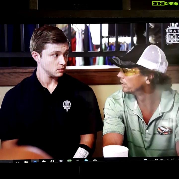 Ryan Merriman Instagram - Love this scene and my guy @richardriehle gets me every time!!😂🏌️♂️⛳ new episodes on now at go90.com @intheroughgo90 @go90 #golf #clubhouse talks can get real...haha.