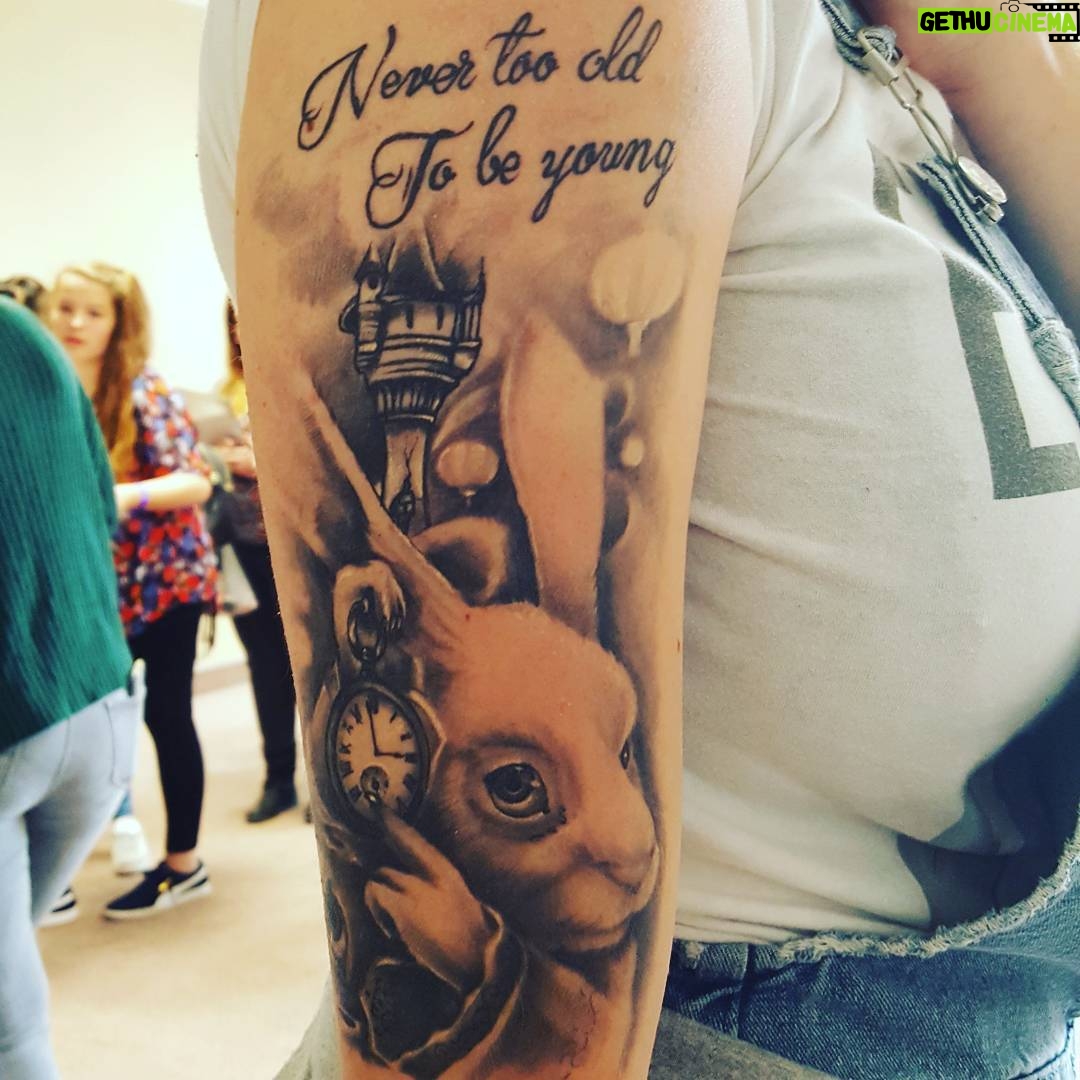 Ryan Merriman Instagram - Best tattoo I've seen in #london so far!👍 @rogueevents_ #secrecy #rogueevents and @shaysestra is awesome🤘