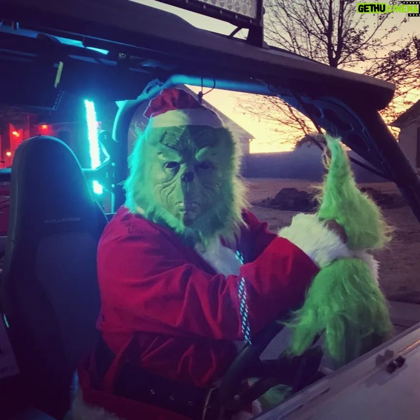 Ryan Merriman Instagram - Was it hot...yes! Was it worth every kid saying, HI Grinch!! Also yes🤗 #letsgo #nohalfassness around here bud!!