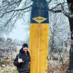 Ryan Merriman Instagram - I love my dad and all the amazing things I find in his barns #hobielongboard #og #hobie #hellyes #shakabrah ...always good times on my land.