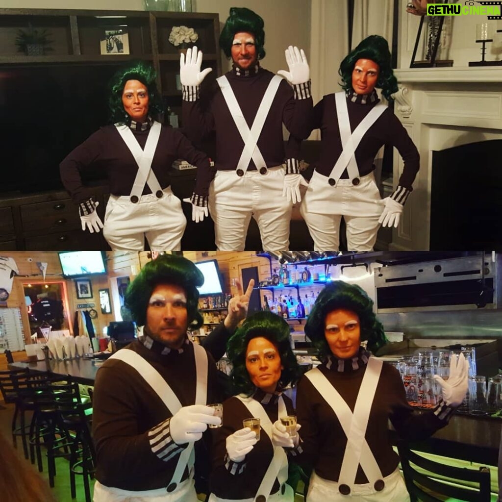 Ryan Merriman Instagram - #aboutlastnight Oompa loompas were #lit Needless to say the gloves aren't white anymore. 🤣🥂