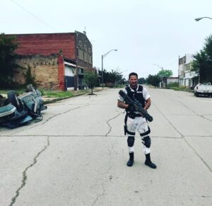 Ryan Merriman Instagram - They shut down the entire street and flipped over cars..... I love making action movies!!!! #blessed #setlife #bringit #sundayfunday