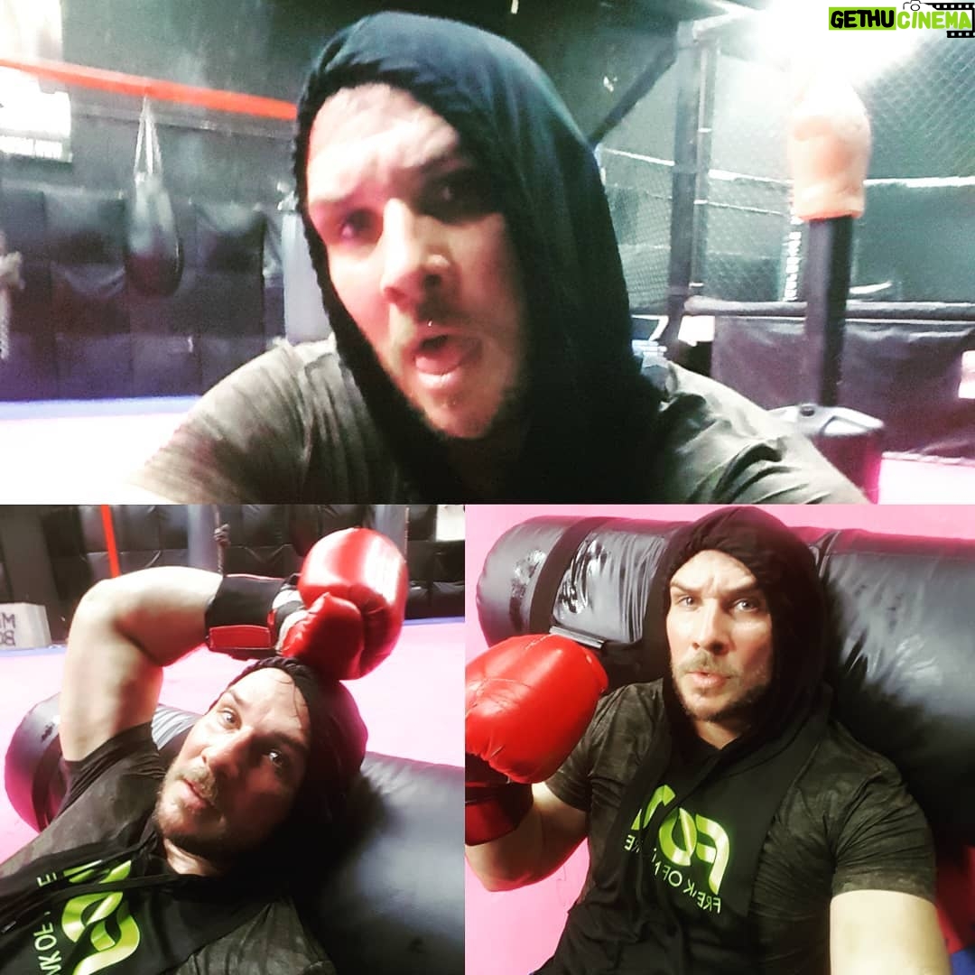 Ryan Merriman Instagram – The 3 stages of 10 rounds of boxing/burpees ...