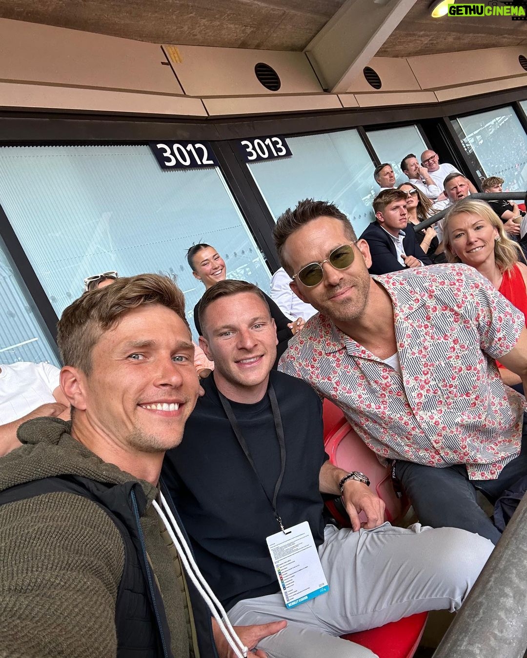 Ryan Reynolds Instagram - Thank you @manchesterunited for the #facupfinal hospitality. See you in San Diego July 26th v @wrexham_afc