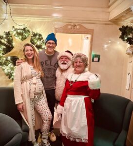 Ryan Reynolds Instagram - We met Jessica Claus and her husband on the Polar Express. She was everything I’d always dreamed since I was a kid. She smelled like cinnamon buns and sangria. 🎄