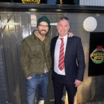 Ryan Reynolds Instagram - The first Tuesday in May. What an unforgettable evening in Wrexham celebrating both @wrexham_afc and @wrexhamafcwomen gaining promotion and winning their leagues. BONKERS ⚔️❤️⚔️