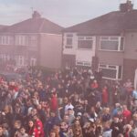 Ryan Reynolds Instagram - The first Tuesday in May. What an unforgettable evening in Wrexham celebrating both @wrexham_afc and @wrexhamafcwomen gaining promotion and winning their leagues. BONKERS ⚔️❤️⚔️