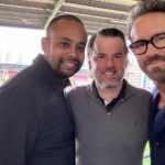 Ryan Reynolds Instagram - Everything I own smells like champagne, beer and grass. I’m still somewhere between giggling and sobbing. This town and this sport is one of the most romantic things on earth. Thank you, @wrexham_afc ⚔️🏴󠁧󠁢󠁷󠁬󠁳󠁿⚔️