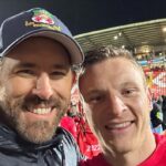 Ryan Reynolds Instagram - Everything I own smells like champagne, beer and grass. I’m still somewhere between giggling and sobbing. This town and this sport is one of the most romantic things on earth. Thank you, @wrexham_afc ⚔️🏴󠁧󠁢󠁷󠁬󠁳󠁿⚔️