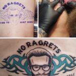 Ryan Reynolds Instagram - Every year at @mintmobile we send a little Christmas gift to our customers. This year it was a temporary tattoo. But some people are more committed to saving money with Mint than others. Via @dictator_sheep and @skindeepomaha