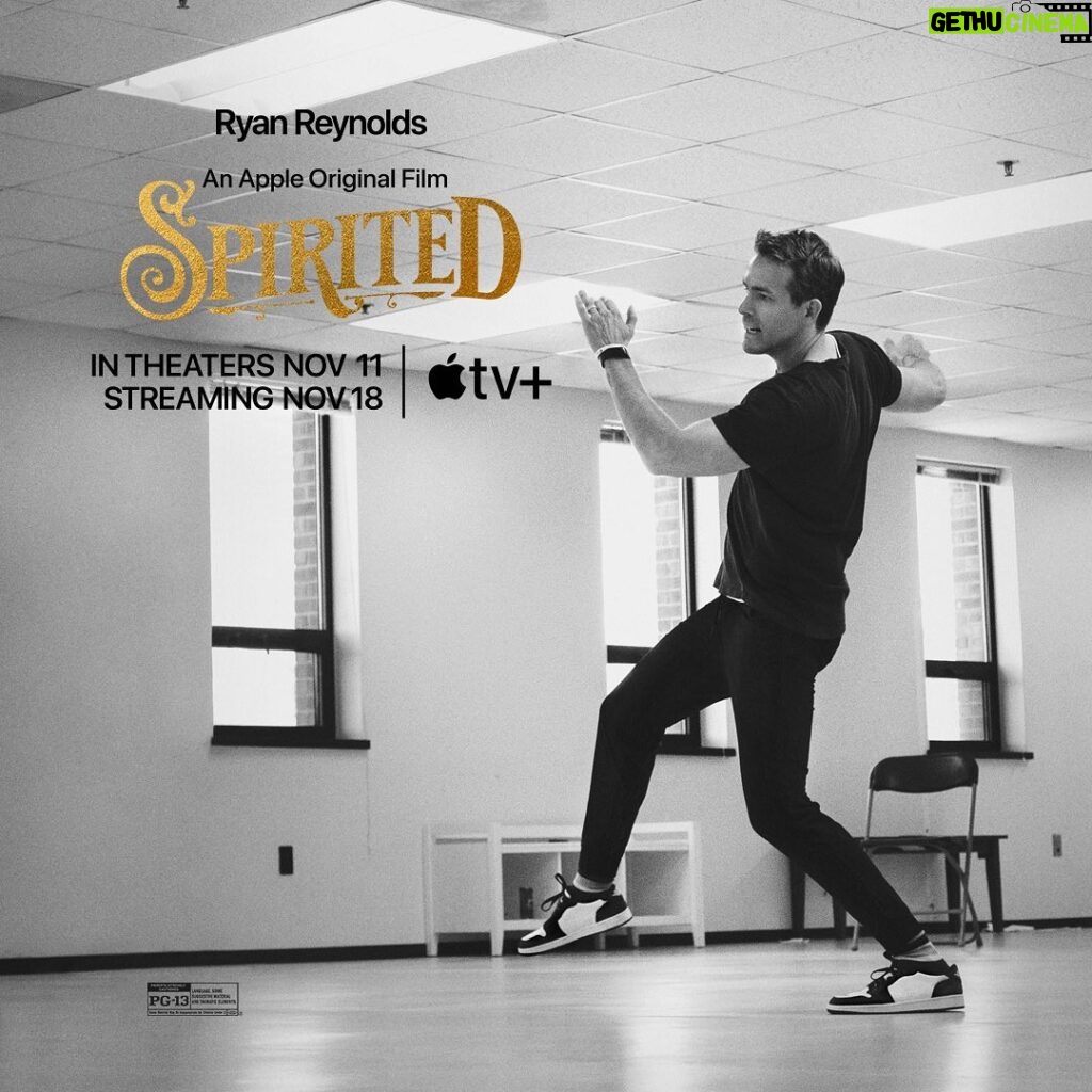 Ryan Reynolds Instagram - It started as the hokey-pokey. Then things escalated. Spirited on @appletv November 18.