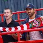 Ryan Reynolds Instagram - Made it to church on time. @wrexham_afc