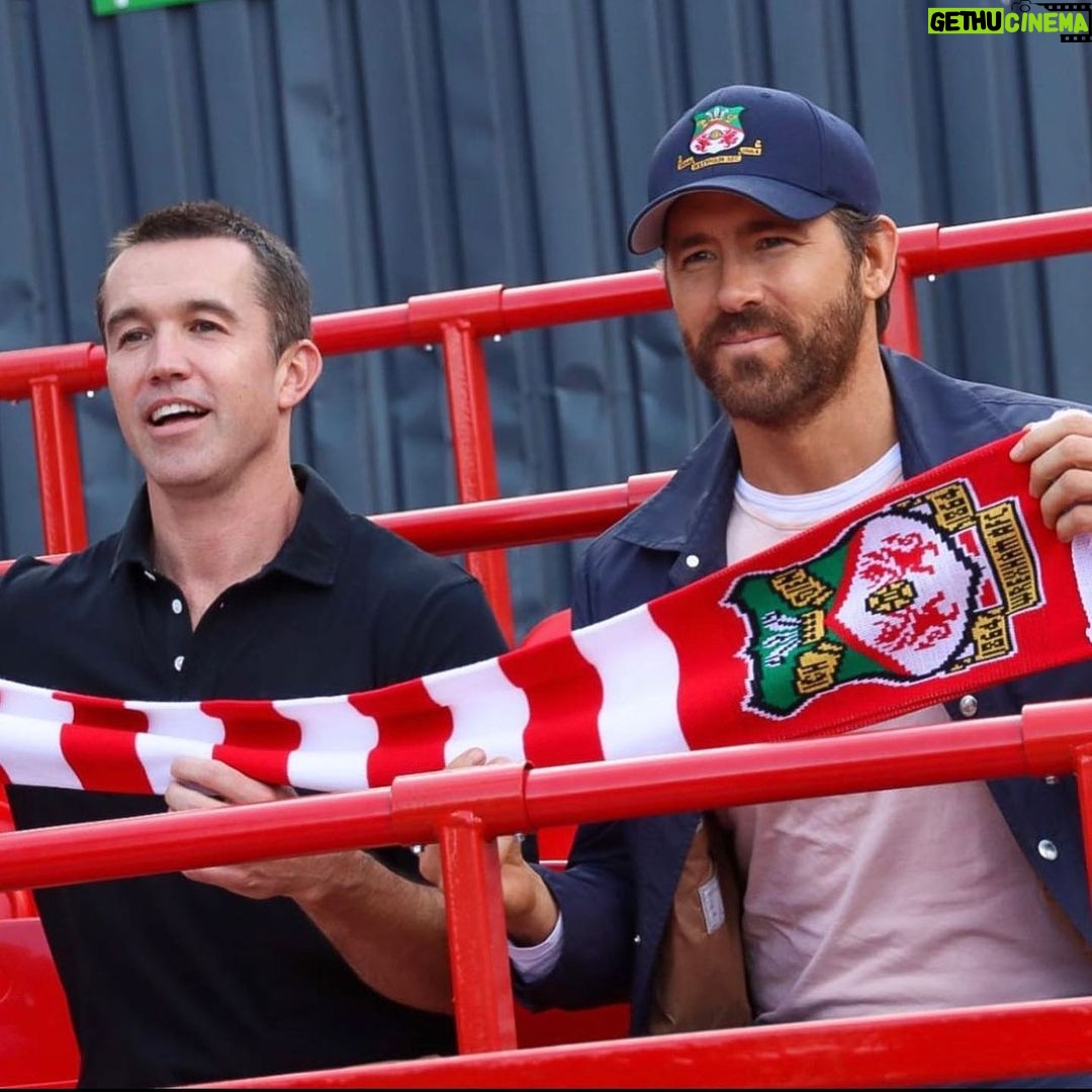 Ryan Reynolds Instagram - Made it to church on time. @wrexham_afc