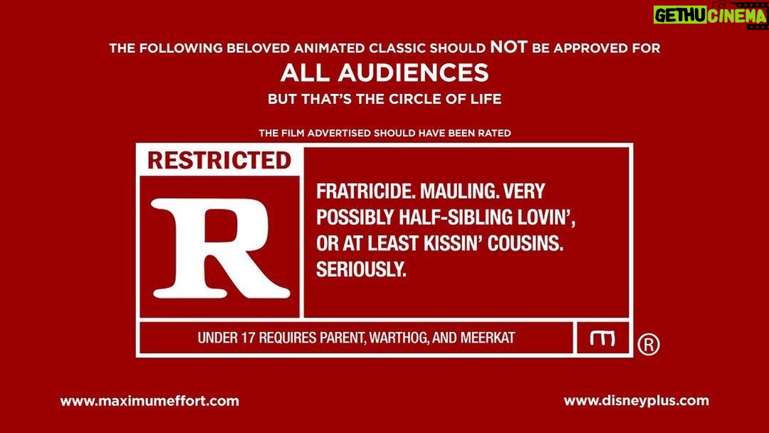 Ryan Reynolds Instagram - We’re supposed to announce Logan and Deadpool will soon be the first R-rated movies on Disney+. But we all know some Disney movies should already be rated R for irreversible trauma.