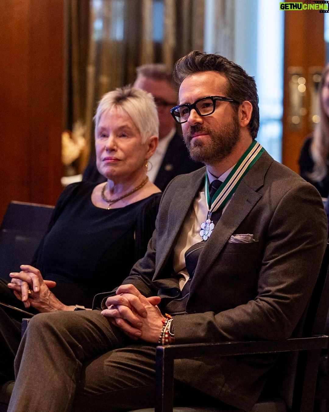 Ryan Reynolds Instagram - Receiving the Order of British Columbia is the honour of a lifetime. I could have been born anywhere but I had the dumb and incredible luck to be made in Vancouver. **Contrary to my earlier belief, the award is NOT a political appointment.** It’s merely symbolic and holds no real power. To that end, I may have made some promises to several folks working at Minerva’s restaurant in Kerrisdale - as well as Tyler who works in the produce section at Safeway on 4th and Vine. Grouse Mountain will never be a giant slip ‘n slide. Mountains don’t work that way. I shouldn’t have mentioned it much less commissioned detailed CAD drawings. Nor can I make the Vancouver Art Gallery my personal residence. That’s another overreach. Apologies to the gallery staff for any misunderstanding this morning. It isn’t “happy hour somewhere”. You have a job to do and I was out of line. ❤️🇨🇦❤️ Thank you, @lgjanetaustin and @davidebybc and everybody on the OBC selection committee. Also, huge thanks to my three older brothers, Patrick, Terry and Jeff as well as my mom, Tammy… we’re always there for each other. No matter what. Love you. p.s. Being home for 24 hours made my life 10,000 hours better. 🇨🇦🇨🇦