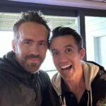 Ryan Reynolds Instagram - Epic opening day at @wrexham_afc. The @mkdonsfc played like heroes. Big thanks to @thehughjackman for his first and last day as “Admiral Vice Football Operations Ombudsman” because I just found out you made the fucking title up. ⚔️🏴󠁧󠁢󠁷󠁬󠁳󠁿⚔️ 📷: @steaddotphotos