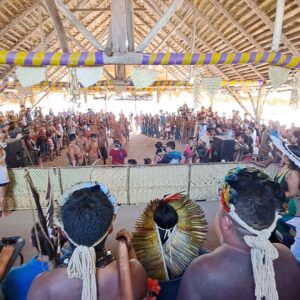 Ryan Vasquez Instagram - Ontem nossa missão foi acompanhar nossa ministra dos Povos Indígenas @guajajarasonia em uma das aldeia na Transamazonica na Br 230 

Muitos caciques no encontro inesquecível com a ministra! 

Muito feliz por ter vivido essa experiência incrível que vivi ontem!