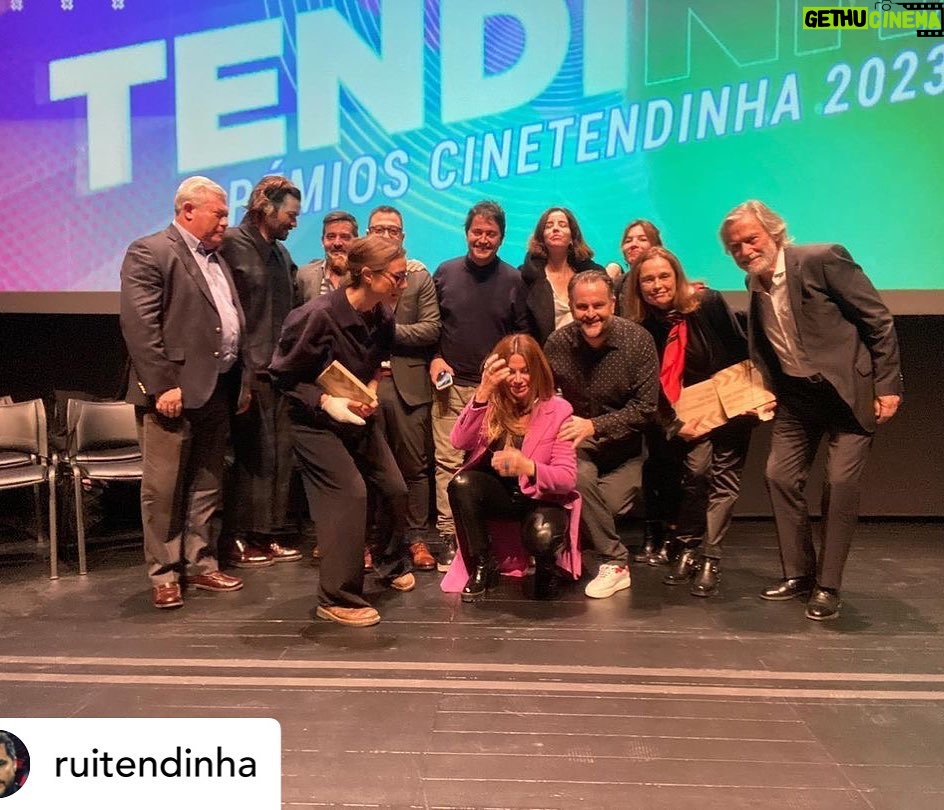 Sílvia Rizzo Instagram - Mais um #cinetendinha A premiar o Cinema e os Atores Portugueses! 🎬 🤩 . @ruitendinha @loulefilmoffice