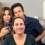 Sílvia Rizzo Instagram – Apesar dos diferentes pontos de vista, damo-nos muito bem! 
.
@mariarueff 
@manuel_marques_oficial 😍
.
Bom fim de semana 🤩