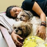 Saayoni Ghosh Instagram - “If having a soul means being able to feel love and loyalty and gratitude, then animals are better off than a lot of humans.” #RachoTheFather #RussoTheSon ❤️