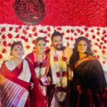 Saayoni Ghosh Instagram - It’s official bibaho diaries! happy weddingsss @i_sauravdas @darshanabanik ❤️
