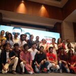 Saayoni Ghosh Instagram - Today at the press conference of #AbarProloy at Hyatt. Streaming on Zee 5 Bangla from 11th August!