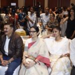 Saayoni Ghosh Instagram - Today at the press conference of #AbarProloy at Hyatt. Streaming on Zee 5 Bangla from 11th August!