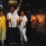 Saayoni Ghosh Instagram - Candle March & protest meeting in solidarity with Manipur by WBTMYC.