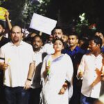 Saayoni Ghosh Instagram – Candle March & protest meeting in solidarity with Manipur by WBTMYC.