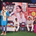 Saayoni Ghosh Instagram – Prastuti Sabha at Patuli! #ShahidDivas