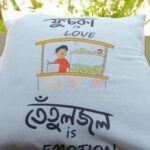 Saayoni Ghosh Instagram - Cool cushions by @shubhadesign . order your favourite classic Kolkata print..knock @shubha.mitra and @punammullick ✨