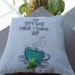 Saayoni Ghosh Instagram - Cool cushions by @shubhadesign . order your favourite classic Kolkata print..knock @shubha.mitra and @punammullick ✨