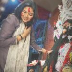 Saayoni Ghosh Instagram - At Pannalok shyama puja….#DebiBoron