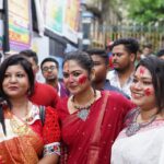 Saayoni Ghosh Instagram – Twas all about shindoor khela…❤️