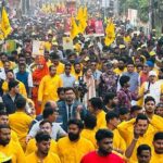 Saayoni Ghosh Instagram - On the auspicious occasion of Swami Vivekananda’s holy birth anniversary, a colourful procession was conducted by Howrah Sadar Trinamool Youth Congress from Pilkhana to Belur Math, in presence of honourable Mp, Mla’s and other district leaders.