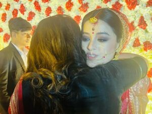 Saayoni Ghosh Instagram - It’s official bibaho diaries! happy weddingsss @i_sauravdas @darshanabanik ❤️