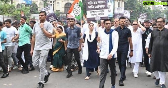 Saayoni Ghosh Instagram - “You may have to fight a battle more than once to win it.” ― Margaret Thatcher #RajbhawanAbhijaan #ReleaseBengalsFunds #BjpHataoDeshBachao
