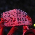Sabrina Carpenter Instagram - São Paulo nights 1&2 🇧🇷 thank you for being so generous to us!!! see you tonight for the last eras show of this yeaaaar :’) 🤍 and thank you Taylor for playing safe and sound omfg wrecked me